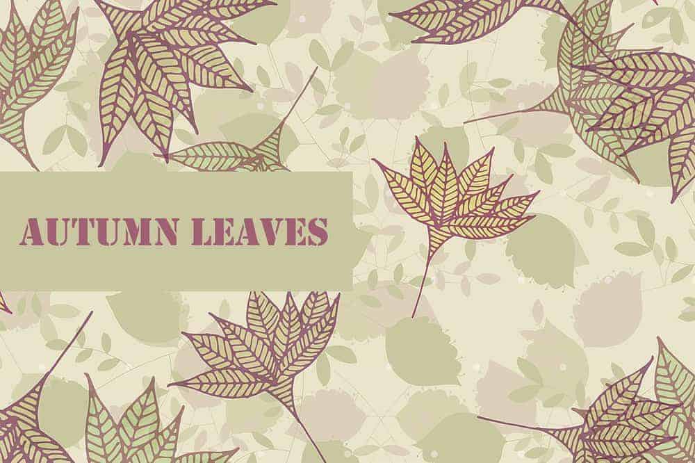 Autumn Leaves Seamless Pattern