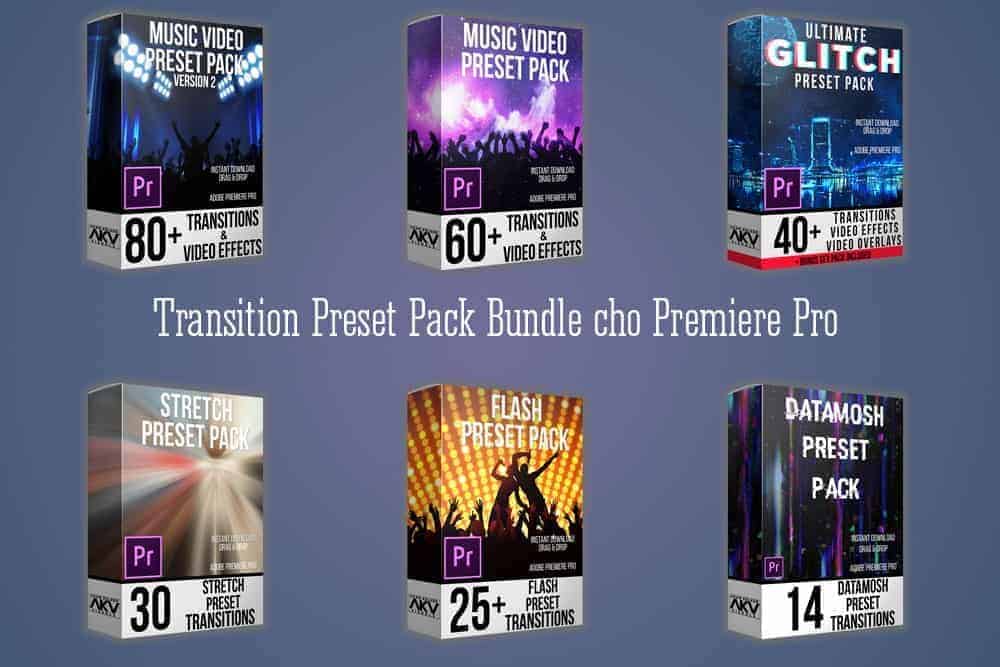 Transition Preset Pack Bundle cho Premiere Pro