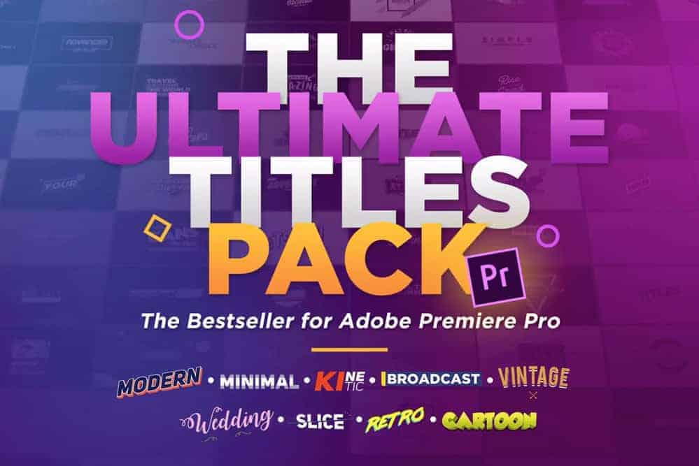 The Ultimate Titles Pack cho Premier Pro