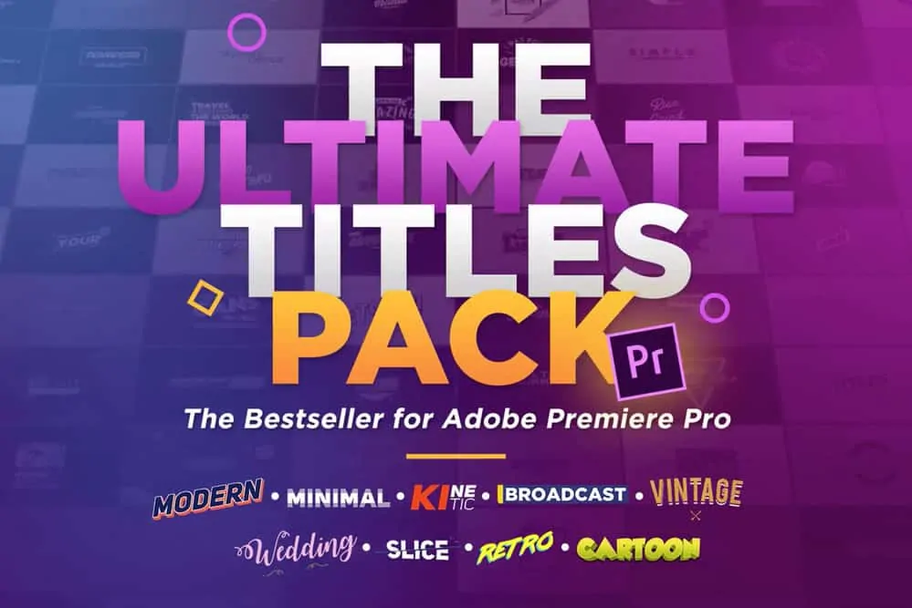 The Ultimate Titles Pack cho Premier Pro