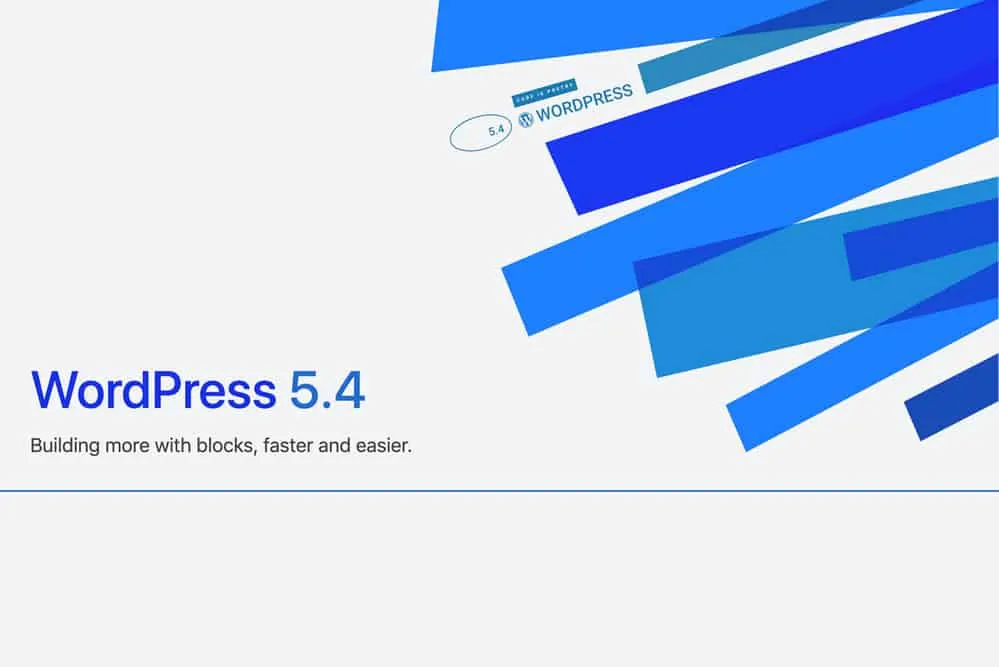 wordpress 5.4 cover