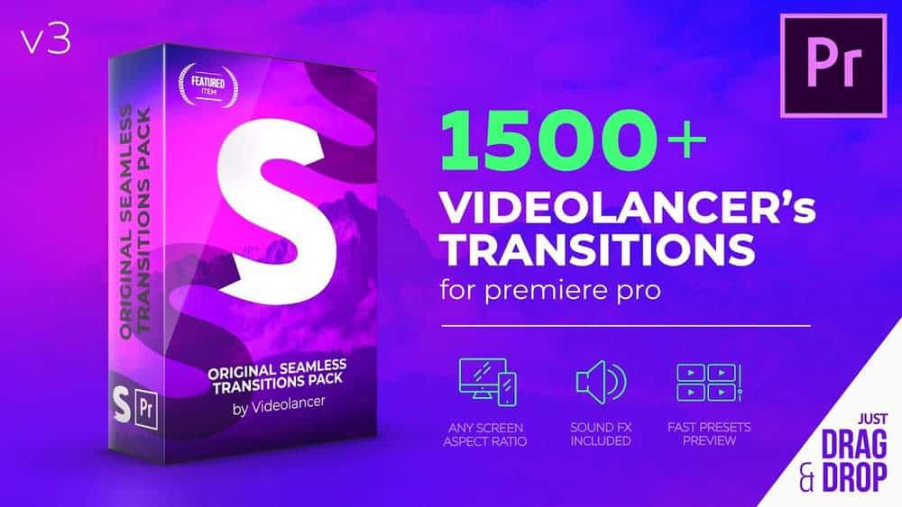 Videolancers Transitions for Premiere Pro